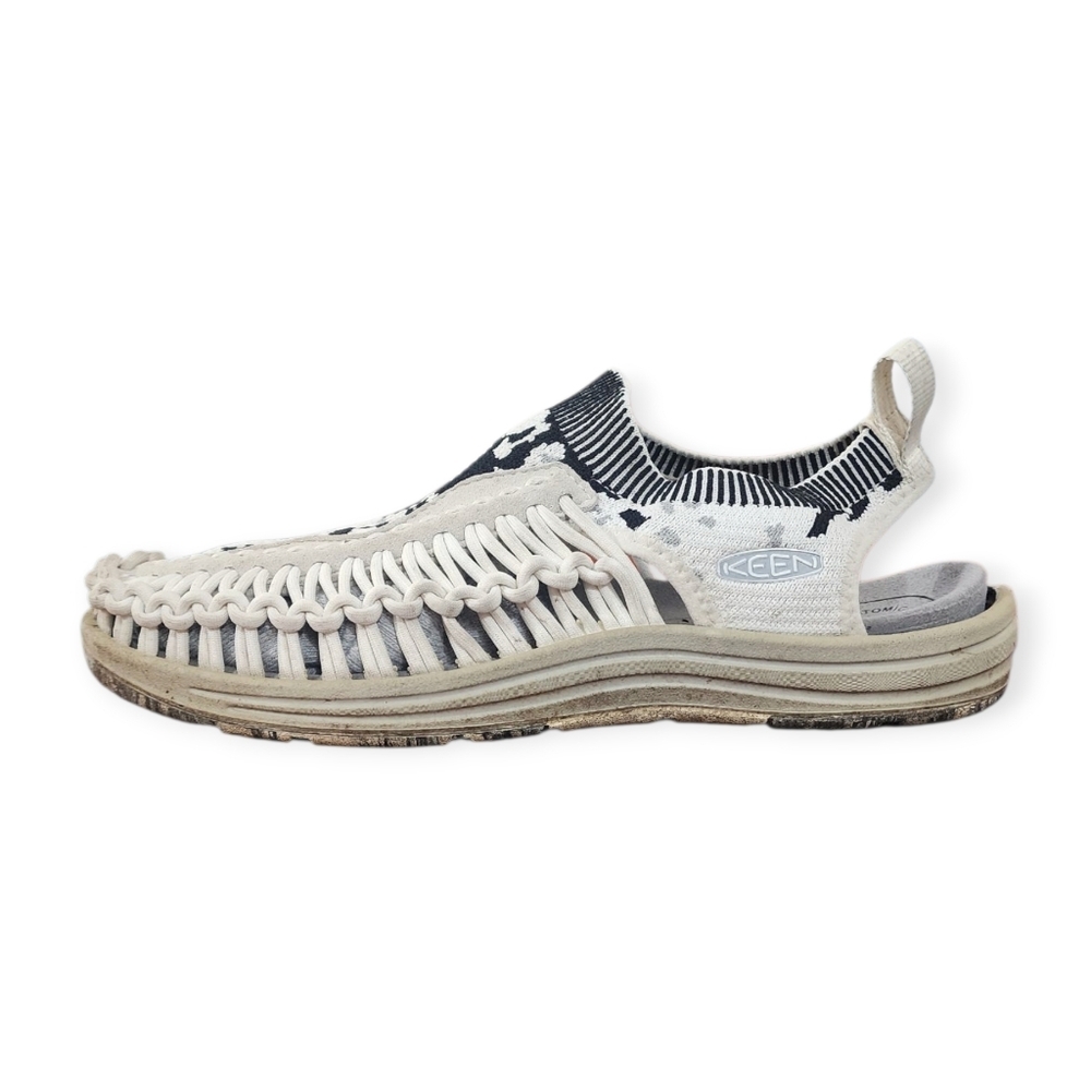 KEEN UNEEK Canvas Stretch Knit Beach Outdoor Camping Fishing Sandals - Men's